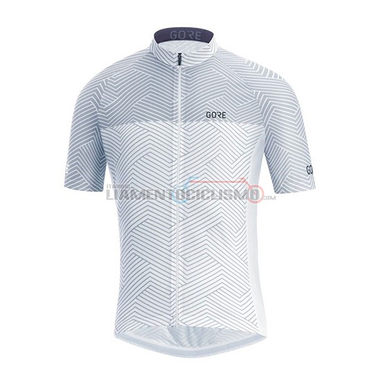 Abbigliamento Ciclismo Gore Manica Corta 2018 Bianco